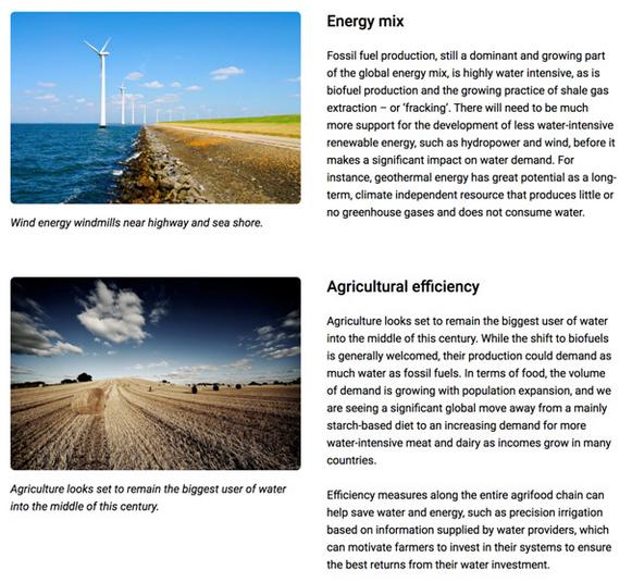 Energy mix and agricultural efficiency